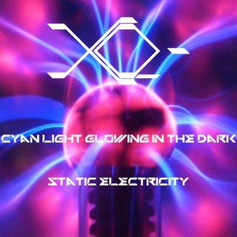 Cyan Light Glowing In The Dark