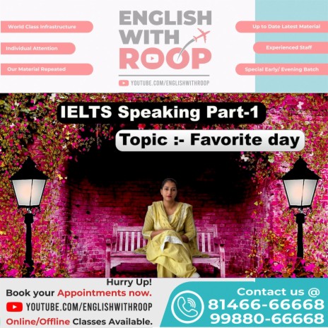 IELTS Speaking Part 1 Topic Favorite day