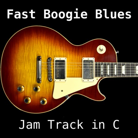 Fast Boogie Blues Jam track in C