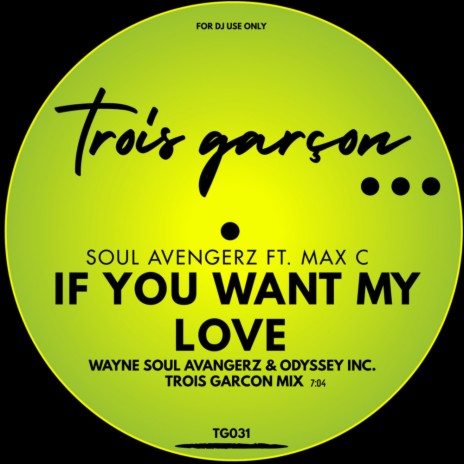If You Want My Love (Wayne Soul Avengerz & Odyssey Inc. Trois Garcon Mix) ft. Max C