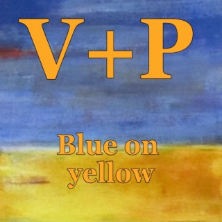 Blue on yellow