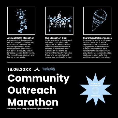 Cryogen Community Outreach Marathon ft. novosk | Boomplay Music