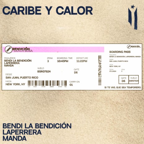 CARIBE Y CALOR ft. LAPERRERA & MANDA | Boomplay Music