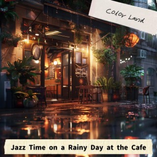 Jazz Time on a Rainy Day at the Cafe