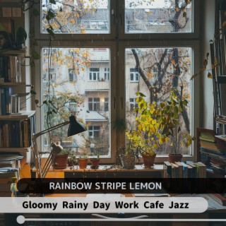 Gloomy Rainy Day Work Cafe Jazz