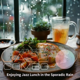 Enjoying Jazz Lunch in the Sporadic Rain