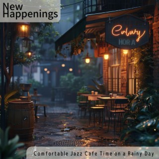 Comfortable Jazz Cafe Time on a Rainy Day