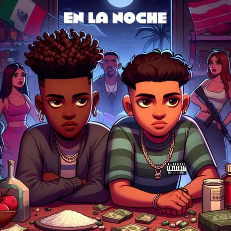 En la noche ft. J-cee | Boomplay Music