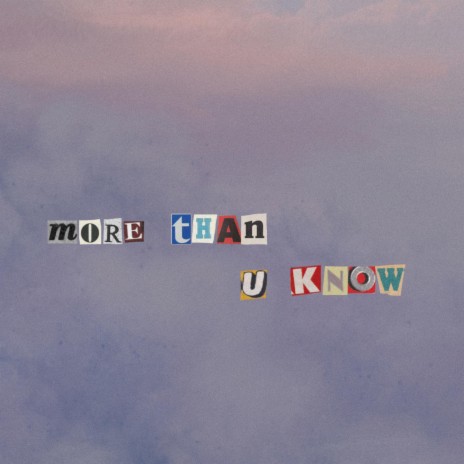 more than u know | Boomplay Music