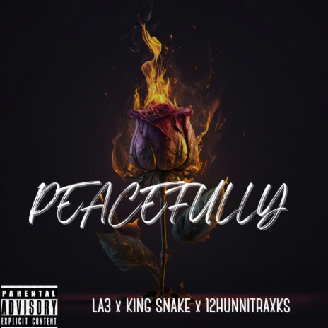 PEACEFULLY ft. KING SNAKE & 12HUNNITRAXKS | Boomplay Music