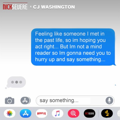 Say Something ft. CJ Washington | Boomplay Music