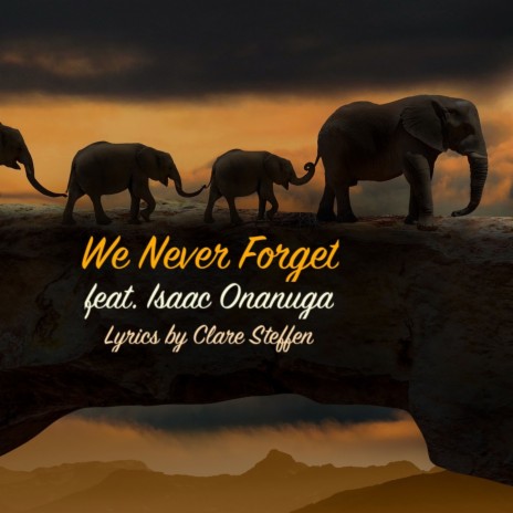 We Never Forget ft. Isaac Onanuga | Boomplay Music