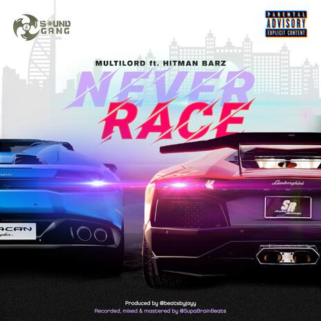 Never Race ft. Hitman Barz | Boomplay Music