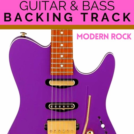 Violet Modern Rock Guitar Backing Track C#minor 97 Bpm