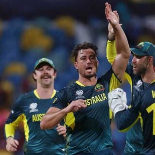 Marcus Stoinis’ all-round brilliance helps Australia survive early scare and gain 2 points against Oman in Bridgetown.