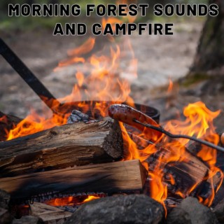 Morning Forest Sounds and Campfire Birds Chirping Singing 1 Hour Relaxing Ambience Yoga Nature Meditation Sounds For Sleeping Relaxation or Studying