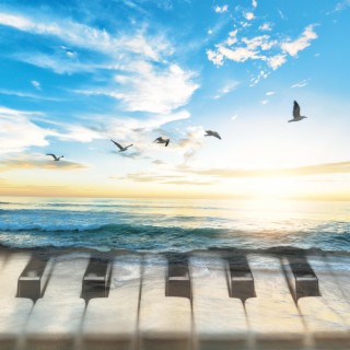 Calming Piano Out Among The Ocean Waves