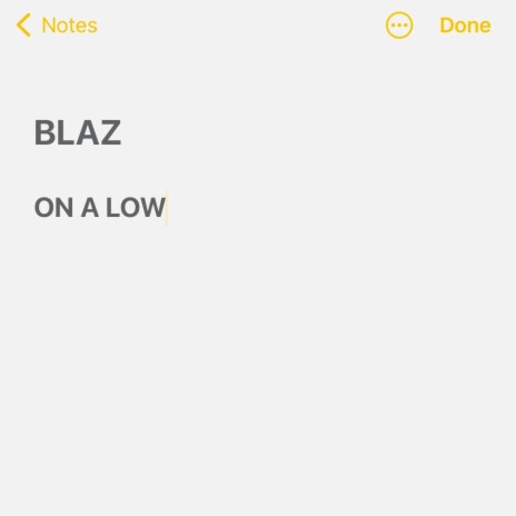 On a low | Boomplay Music