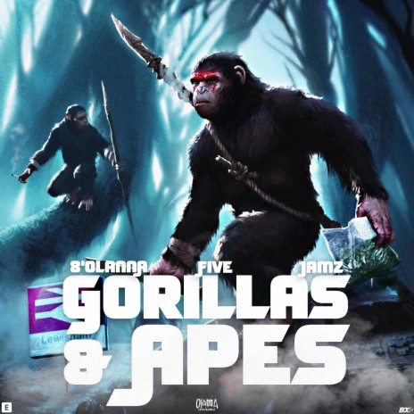 Gorillas & Apes (feat. Jamz & 5ive) | Boomplay Music