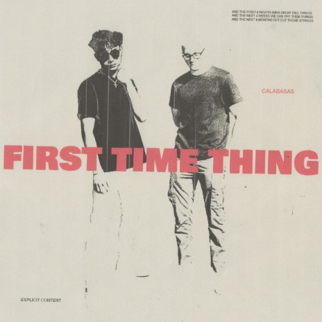 First Time Thing | Boomplay Music