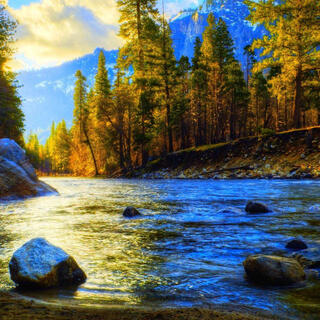 Truck creek, where the water's clear and cold