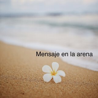 Mensaje en la arena