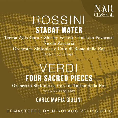 Stabat Mater, IGR 67: II. Cujus animam ft. Carlo Maria Giulini, Coro di Roma della Rai, Teresa Zylis-Gara, Shirley Verrett & Luciano Pavarotti | Boomplay Music