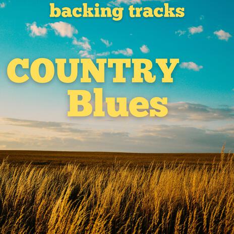 Country Blues backing track in A