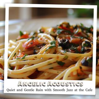 Quiet and Gentle Rain with Smooth Jazz at the Cafe