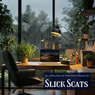 Slow Falling Rain and Work-related Relaxing Jazz