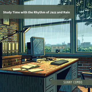 Study Time with the Rhythm of Jazz and Rain