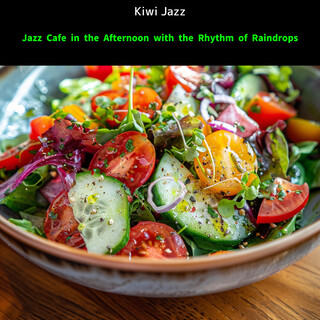 Jazz Cafe in the Afternoon with the Rhythm of Raindrops