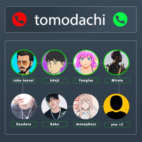 Tomodachi! ft. YungLex, Miraie, Kuudere, Moneyboss & K4nji
