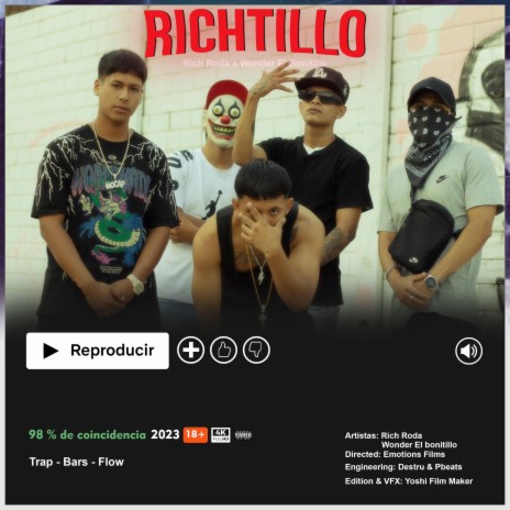 Richtillo ft. Rich Roda & wonder elbonitillo | Boomplay Music