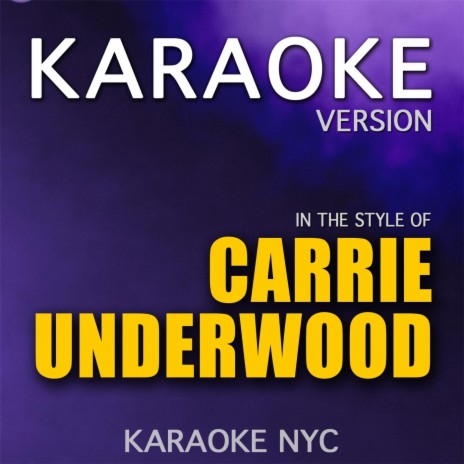 Good Girl (Originally Performed By Carrie Underwood) [Karaoke Version] | Boomplay Music