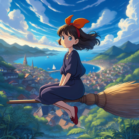 A Town with an Ocean View - Kiki's Delivery Service (Lofi) | Boomplay Music