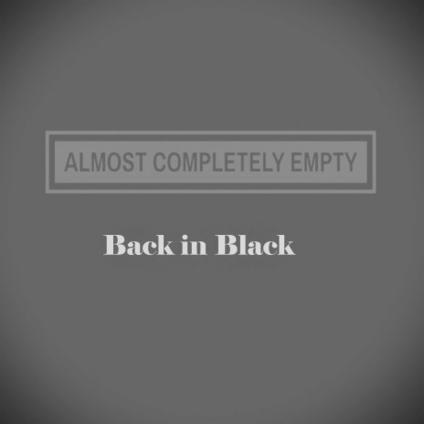 Back In Black | Boomplay Music