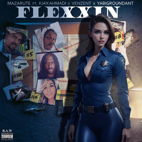 Flexxin ft. Vinzent, Kia' kahmadi & Yabigroundant | Boomplay Music