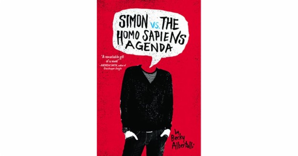 Simon vs. The Homo Sapiens Agenda by Becky Albertalli  review of the movie titled. Love Simon (audio only)