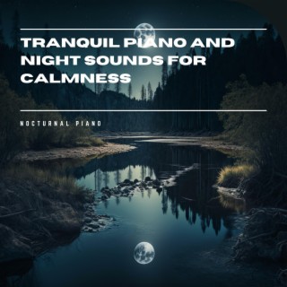 Tranquil Piano and Night Sounds for Calmness