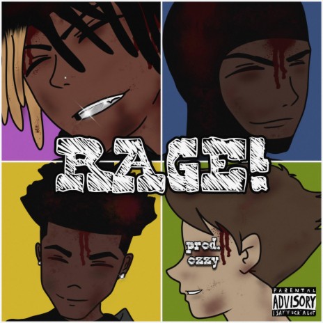 RAGE! ft. OB Thraxx & 1030Xhris | Boomplay Music