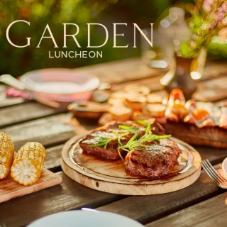 Garden Luncheon: Instrumental Jazz for Relaxed Evening Meal, Background for Dinner with Family or Friends, Wine Testing