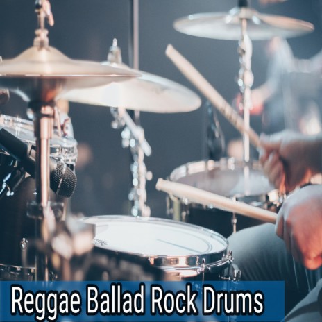 Reggae Ballad Rock Drums (86 BPM)