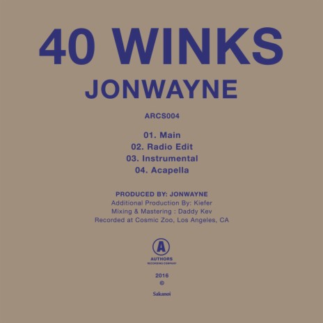 40 Winks (A Cappella) | Boomplay Music