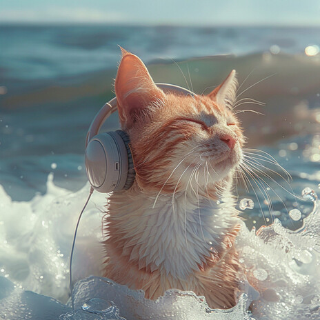 Cat's Saltwater Serenity ft. Winds and Oceans & Aquatix | Boomplay Music