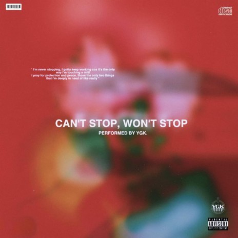 Can't Stop Won't Stop | Boomplay Music