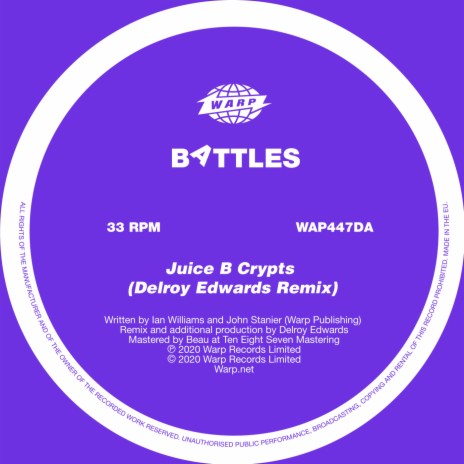 Juice B Crypts (Delroy Edwards Mix) | Boomplay Music