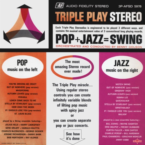 LEFT: Whispering - RIGHT: Groovin' High (The Triple Play Miracle - POP music on the left, JAZZ music on the right) ft. Eric Dolphy & Grachan Moncur