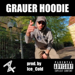 Grauer Hoodie