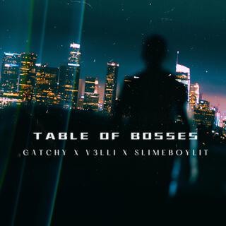 Table of bosses